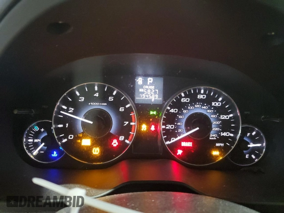 2011 Subaru Legacy Limited Power Moon with VIN 4S3BMBL62B3228351, listed as a Copart auction lot 53044135 with 194,589 mi miles and Salvage title. Bid and sale history available at DreamBid. Image 9.