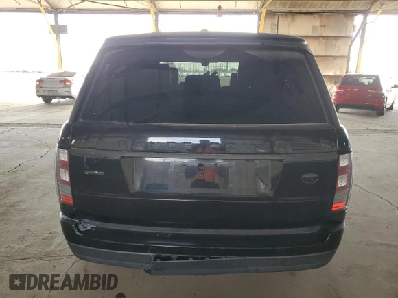 2014 Land Rover Range Rover Supercharged with VIN SALGS3TF1EA190301, listed as a Copart auction lot 55498995 with Not provided miles and Clean title. Bid and sale history available at DreamBid. Image 6.