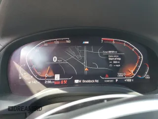 2021 BMW X4 xDrive30i with VIN 5UX2V1C09M9E03411, listed as a Copart auction lot 62078545 with 49,101 mi miles and Salvage title. Bid and sale history available at DreamBid. Image 9.
