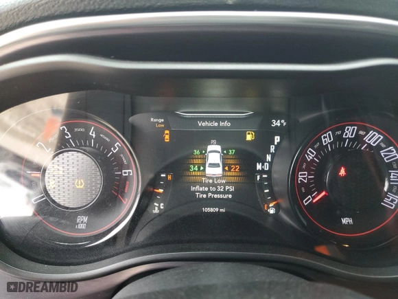 2016 Dodge Challenger SXT with VIN 2C3CDZAGXGH349517, listed as a Copart auction lot 45993765 with 105,809 mi miles and Salvage Title. Bid and sale history available at carsss.com. Image 9.