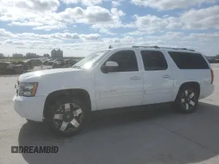 2013 Chevrolet Suburban LT with VIN 1GNSCJE01DR227690, listed as a Copart auction lot 48963485 with 184,298 mi miles and Salvage Title. Bid and sale history available at carsss.com. Image 1.