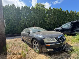 2008 Audi A8 with VIN WAULV94E28N000800, listed as a Copart auction lot 63796015 with 103,090 mi miles and Clean title. Bid and sale history available at DreamBid. Image 1.