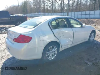 2012 Infiniti G25 x with VIN JN1DV6AR7CM861520, listed as a IAAI auction lot 41443921 with 84,970 mi miles and . Bid and sale history available at DreamBid. Image 4.