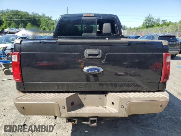 2011 Ford F-350 XL with VIN 1FT8W3BT7BEB07224, listed as a Copart auction lot 62005635 with 186,971 mi miles and Clean title. Bid and sale history available at DreamBid. Image 6.