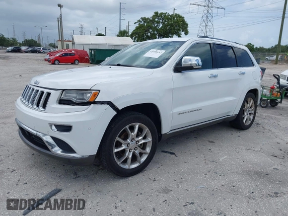 2014 Jeep Grand Cherokee Summit z VIN 1C4RJEJG1EC357948, wystawiony jako IAAI lot #42498652 z przebiegiem 213 715 mil mil oraz . Historia ofert i sprzedaży dostępna na DreamBid. Obrazek 17.