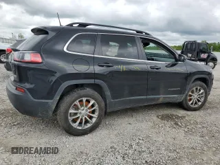 2022 Jeep Cherokee Latitude Lux with VIN 1C4PJMMX5ND500116, listed as a Copart auction lot 55146115 with Not provided miles and Salvage title. Bid and sale history available at DreamBid. Image 3.