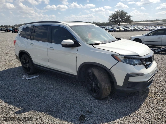 2021 Honda Pilot Special Edition with VIN 5FNYF5H23MB033795, listed as a Copart auction lot 43942245 with 165,706 mi miles and Non Repairable. Bid and sale history available at carsss.com. Image 4.