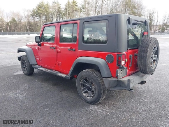 2010 Jeep Wrangler Unlimited Sport with VIN 1J4BA3H14AL217520, listed as a IAAI auction lot 41380169 with 153,672 mi miles. Bid and sale history available at carsss.com. Image 3.