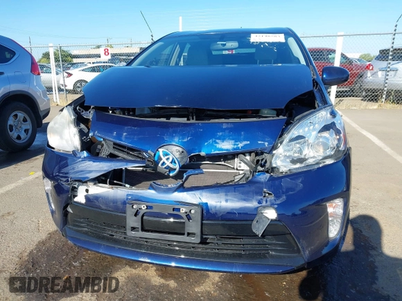 2013 Toyota Prius One with VIN JTDKN3DU9D1626932, listed as a IAAI auction lot 42148583 with 48,444 mi miles and . Bid and sale history available at DreamBid. Image 6.