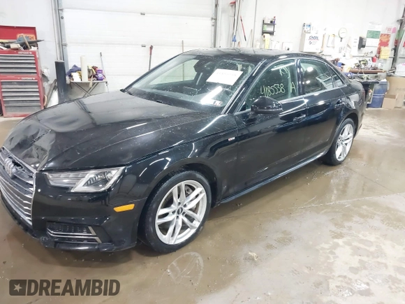 2017 Audi A4 Season of Audi Premium with VIN WAUDNAF43HN050700, listed as a IAAI auction lot 41855538 with 70,958 mi miles. Bid and sale history available at carsss.com. Image 17.