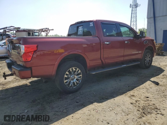 2016 Nissan Titan XD Platinum Reserve with VIN 1N6BA1F42GN501231, listed as a Copart auction lot 55454804 with 93,407 mi miles and Salvage Title. Bid and sale history available at carsss.com. Image 3.