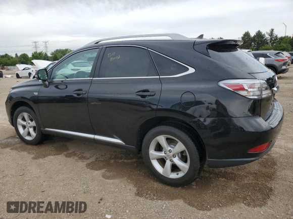 2012 Lexus RX 350 with VIN 2T2ZK1BA7CC083803, listed as a Copart auction lot 58157925 with 110,048 mi miles and Salvage title. Bid and sale history available at DreamBid. Image 2.