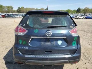 2015 Nissan Rogue SV with VIN KNMAT2MV2FP578307, listed as a Copart auction lot 51224225 with 93,316 mi miles and Salvage Title. Bid and sale history available at carsss.com. Image 6.