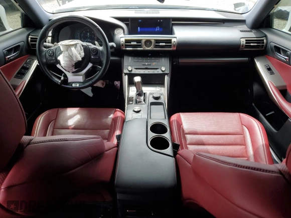 2016 Lexus IS 200t with VIN JTHBA1D24G5036602, listed as a Copart auction lot 54377835 with 83,380 mi miles and Salvage title. Bid and sale history available at DreamBid. Image 8.