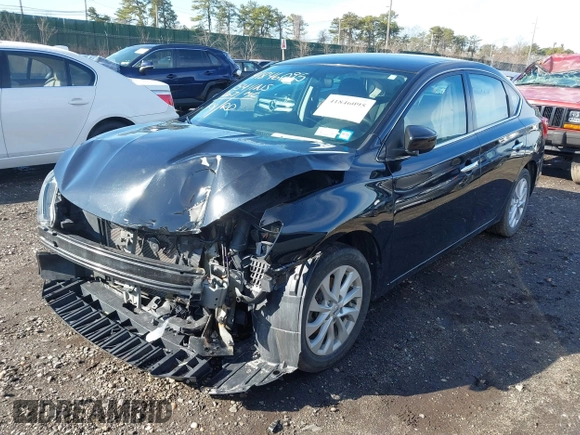 2019 Nissan Sentra SV with VIN 3N1AB7AP7KY445186, listed as a IAAI auction lot 41846095 with 54,267 mi miles and . Bid and sale history available at DreamBid. Image 2.
