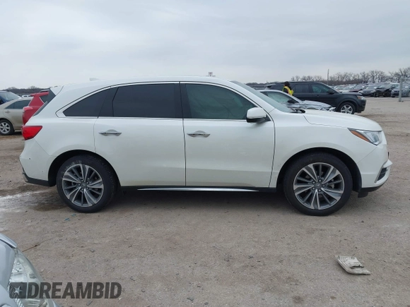 2017 Acura MDX w/Technology Pkg with VIN 5FRYD4H55HB022084, listed as a IAAI auction lot 41585958 with 57,458 mi miles. Bid and sale history available at carsss.com. Image 13.