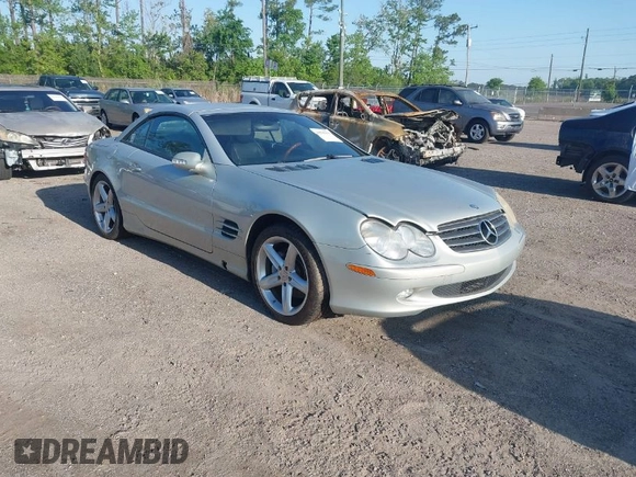 2003 Mercedes-Benz SL 500 with VIN WDBSK75F53F010905, listed as a IAAI auction lot 41998993 with Not provided miles and . Bid and sale history available at DreamBid. Image 1.