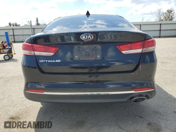 2018 Kia Optima S with VIN 5XXGT4L33JG249315, listed as a Copart auction lot 51698565 with 91,717 mi miles and Salvage Title. Bid and sale history available at carsss.com. Image 6.