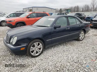 1997 Mercedes-Benz E-Class with VIN WDBJF55F8VA346116, listed as a Copart auction lot 85451514 with 0 mi miles and Salvage Title. Bid and sale history available at carsss.com. Image 1.
