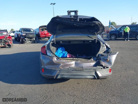 2018 Honda Civic Coupe LX with VIN 2HGFC4B55JH306627, listed as a IAAI auction lot 41798955 with 65,706 mi miles. Bid and sale history available at carsss.com. Image 16.