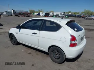 2008 Hyundai Accent GS with VIN KMHCM36CX8U073896, listed as a IAAI auction lot 42088516 with 182,092 mi miles. Bid and sale history available at carsss.com. Image 3.