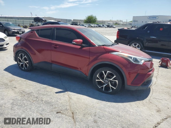 2018 Toyota C-HR XLE with VIN NMTKHMBX5JR059979, listed as a Copart auction lot 53286185 with 39,054 mi miles and Clean Title. Bid and sale history available at carsss.com. Image 4.
