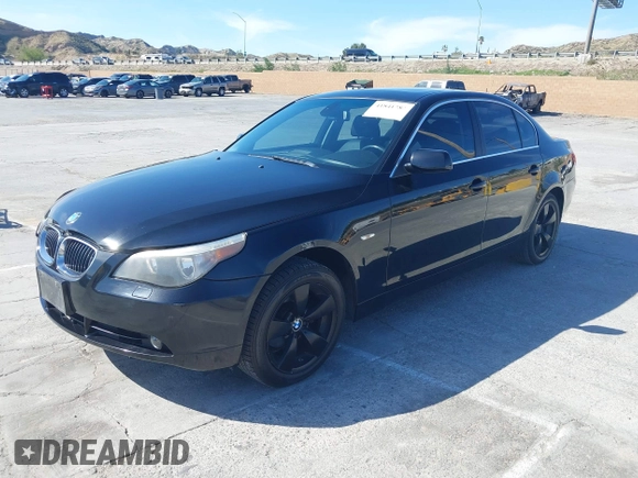 2007 BMW 5 Series 525i with VIN WBANE53557CY06269, listed as a IAAI auction lot 41841784 with 145,076 mi miles and . Bid and sale history available at carsss.com. Image 17.
