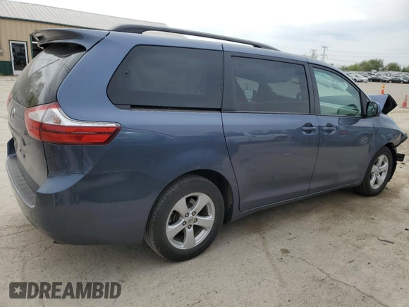 2015 Toyota Sienna LE AAS с VIN 5TDKK3DC8FS554952, выставлен на аукционе Copart как лот 54992385 с пробегом 98 399 миль миль и Списание • Salvage title. История ставок и продаж доступна на DreamBid. Изображение 3.