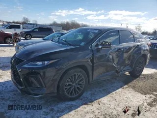 2021 Lexus RX 350 F Sport with VIN 2T2SZMDAXMC260132, listed as a Copart auction lot 85094054 with 52,995 mi miles and Salvage Title. Bid and sale history available at DreamBid. Image 1.
