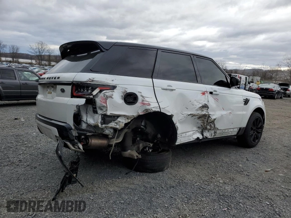 2021 Land Rover Range Rover Sport HSE Silver Edition with VIN SALWR2SUXMA758190, listed as a Copart auction lot 53045055 with 56,802 mi miles and Salvage title. Bid and sale history available at DreamBid. Image 3.