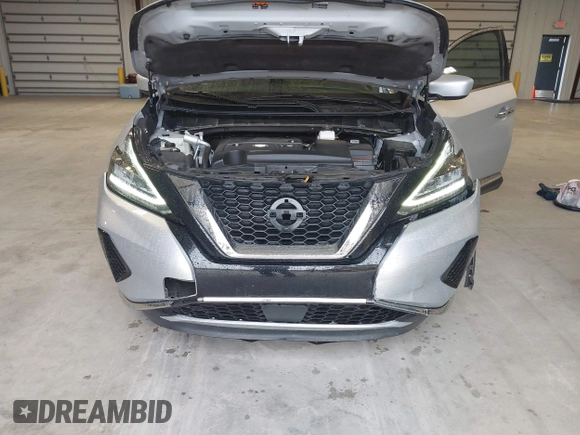 2022 Nissan Murano S with VIN 5N1AZ2AJ7NC122451, listed as a IAAI auction lot 41855540 with 56,944 mi miles and . Bid and sale history available at DreamBid. Image 6.