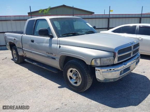 1999 Dodge Ram 1500 with VIN 1B7HC13Y1XJ558929, listed as a IAAI auction lot 41966296 with 329,771 mi miles. Bid and sale history available at carsss.com. Image 1.