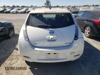 2016 Nissan LEAF S with VIN 1N4AZ0CP4GC301873, listed as a Copart auction lot 63810823 with 47,794 mi miles. Bid and sale history available at carsss.com. Image 6.