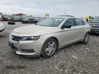 2015 Chevrolet Impala LS with VIN 2G11X5SL2F9219764, listed as a Copart auction lot 55493955 with 102,421 mi miles and Salvage title. Bid and sale history available at DreamBid. Image 1.