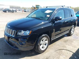 2017 Jeep Compass Sport with VIN 1C4NJCBB8HD134097, listed as a IAAI auction lot 42094456 with 110,967 mi miles and . Bid and sale history available at carsss.com. Image 2.