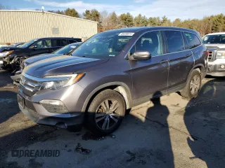 2016 Honda Pilot EX-L with VIN 5FNYF6H72GB112462, listed as a Copart auction lot 86538614 with 92,626 mi miles and Salvage Title. Bid and sale history available at carsss.com. Image 1.