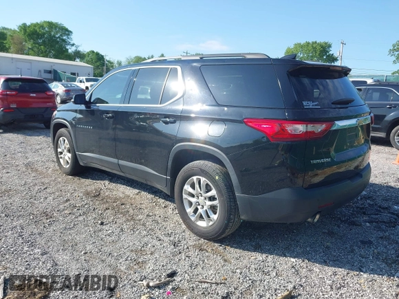 2019 Chevrolet Traverse LT Cloth z VIN 1GNERGKW3KJ292477, wystawiony jako IAAI lot #42123155 z przebiegiem 102 233 mil mil oraz . Historia ofert i sprzedaży dostępna na DreamBid. Obrazek 3.