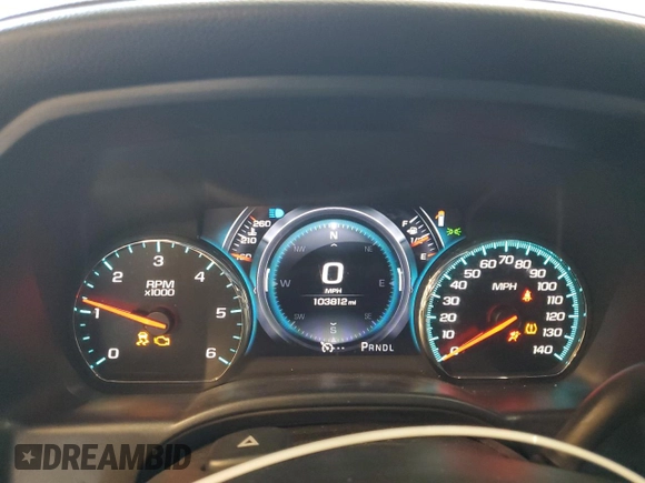 2017 GMC Sierra 1500 Denali with VIN 3GTU2PEC9HG399344, listed as a Copart auction lot 54091095 with 103,812 mi miles and Salvage Title. Bid and sale history available at DreamBid. Image 9.