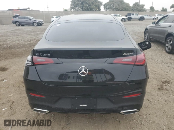 2024 Mercedes-Benz GLC with VIN W1NKJ4HB9RF167074, listed as a Copart auction lot 76525484 with 4,785 mi miles and Salvage Title. Bid and sale history available at carsss.com. Image 6.