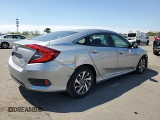2016 Honda Civic EX with VIN 19XFC2F70GE066230, listed as a Copart auction lot 56162955 with 43,372 mi miles and Salvage Title. Bid and sale history available at DreamBid. Image 3.