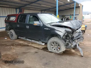 2013 Ford F-150 XL with VIN 1FTFW1EF8DFA21791, listed as a Copart auction lot 61963215 with 128,161 mi miles and Salvage title. Bid and sale history available at DreamBid. Image 4.