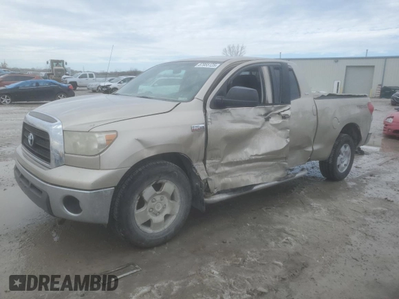 2008 Toyota Tundra 4WD Truck with VIN 5TFBV54168X062127, listed as a Copart auction lot 87955125 with 320,709 mi miles and Salvage Title. Bid and sale history available at carsss.com. Image 1.