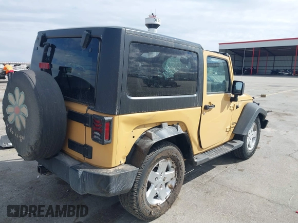 2013 Jeep Wrangler Sport with VIN 1C4AJWAG4DL617356, listed as a IAAI auction lot 41860570 with 30,331 mi miles and . Bid and sale history available at carsss.com. Image 4.