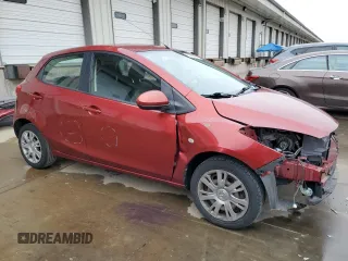 2014 Mazda 2 Sport with VIN JM1DE1KY7E0177518, listed as a Copart auction lot 85895094 with 107,486 mi miles and Salvage Title. Bid and sale history available at carsss.com. Image 4.