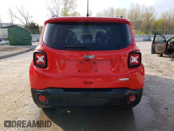 2018 Jeep Renegade Latitude z VIN ZACCJABBXJPH46742, wystawiony jako Copart lot #52825265 z przebiegiem 122 055 mil mil oraz Szkoda całkowita • Salvage title. Historia ofert i sprzedaży dostępna na DreamBid. Obrazek 6.