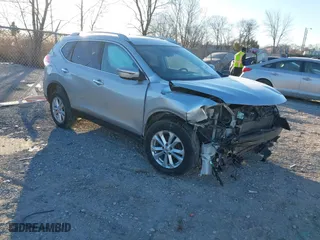 2016 Nissan Rogue S with VIN JN8AT2MV3GW152038, listed as a IAAI auction lot 41417737 with 196,409 mi miles. Bid and sale history available at carsss.com. Image 1.