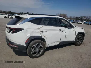 2022 Hyundai Tucson SEL with VIN 5NMJCCAE4NH029922, listed as a Copart auction lot 50301685 with 92,345 mi miles and Salvage Title. Bid and sale history available at carsss.com. Image 3.