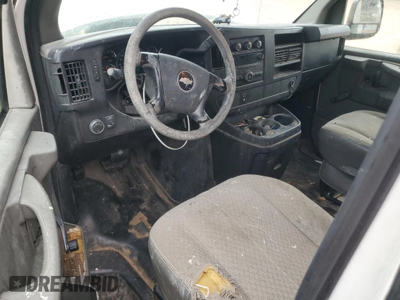 2010 Chevrolet Express Cargo with VIN 1GCZGFBG7A1138291, listed as a Copart auction lot 51048385 with 217,024 mi miles and Salvage title. Bid and sale history available at DreamBid. Image 8.