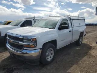 2018 Chevrolet Silverado 1500 Work Truck with VIN 1GCNCNEH5JZ378515, listed as a Copart auction lot 53079905 with 110,907 mi miles and Clean Title. Bid and sale history available at carsss.com. Image 1.