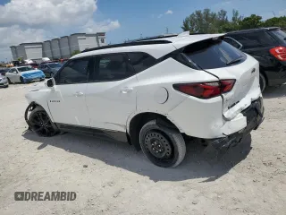 2019 Chevrolet Blazer RS with VIN 3GNKBJRS5KS700855, listed as a Copart auction lot 52548305 with 66,540 mi miles and Salvage title. Bid and sale history available at DreamBid. Image 2.